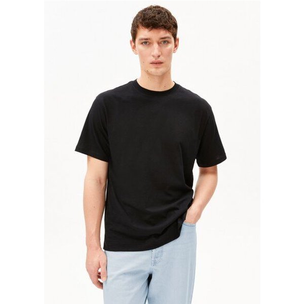 ARMEDANGELS MAARKOS LINEN Herren T-Shirt aus Baumwoll-Leinen-Mix