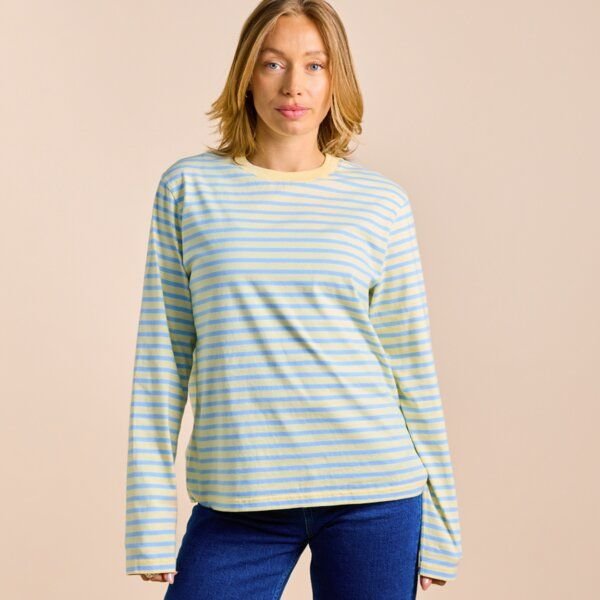 popeia Damen Langarmshirt aus Bio-Baumwolle