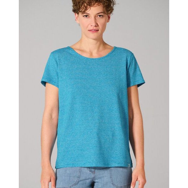 HempAge sommerliches Ringel-T-Shirt aus 55% Hanf, 45% Biobaumwolle