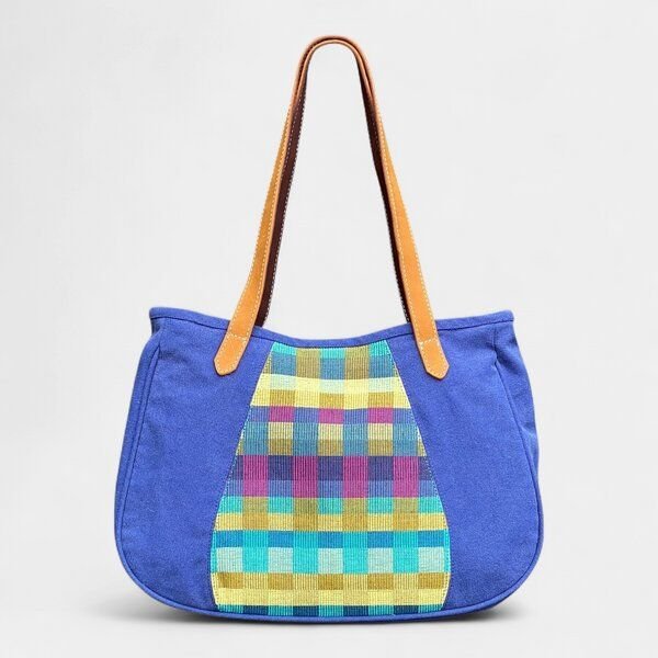 Dragolina Schultertasche/ Shopper Bente mit Webstoff der Pwo Karen