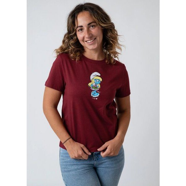 Bavarian Caps Damen T-Shirt aus Biobaumwolle - Schlumpfine