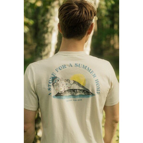 LAKOR T-Shirt aus Bio-Baumwolle - Vacation Stone Back
