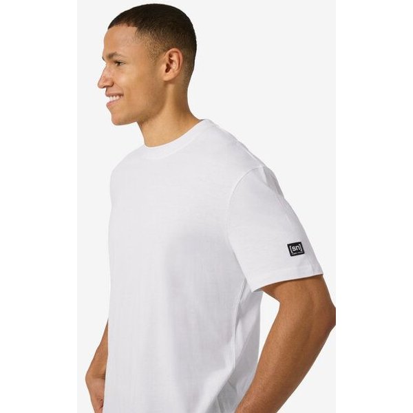 super.natural M CASUAL BIO COTTON TEE für Herren, nachhaltig, Merino