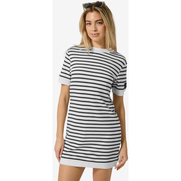 super.natural W CASUAL STRIPE BIO DRESS für Damen, nachhaltig, Merino