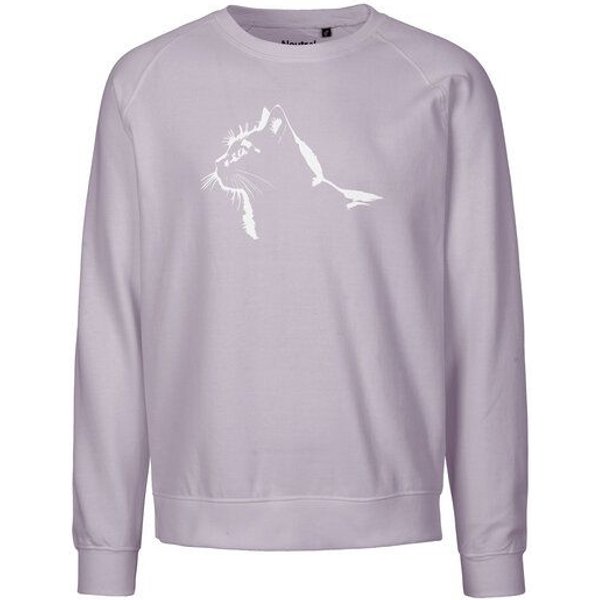 HANDGEDRUCKT "Stubentiger" Unisex Sweatshirt Neutral