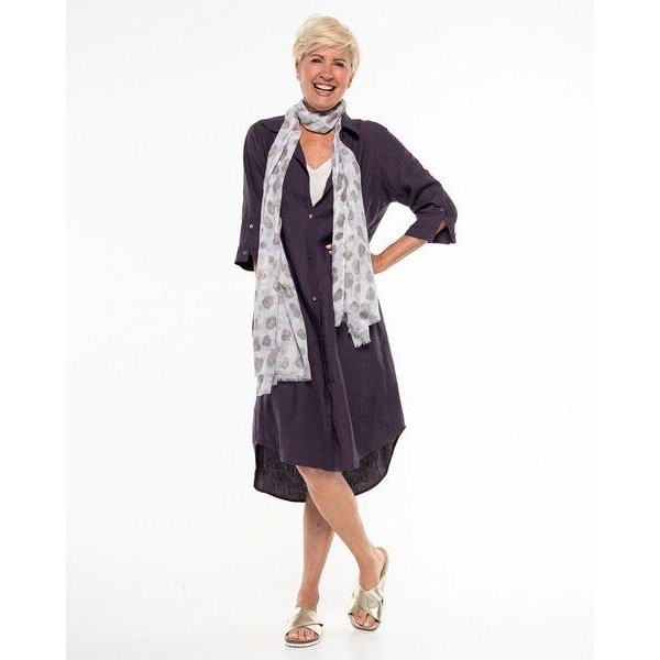 Alma & Lovis Legeres Blusenkleid aus reinem Leinen | Leinen Kleid