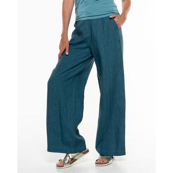 Alma & Lovis Legere Marlenehose aus reinem Leinen | Leinen Marlene
