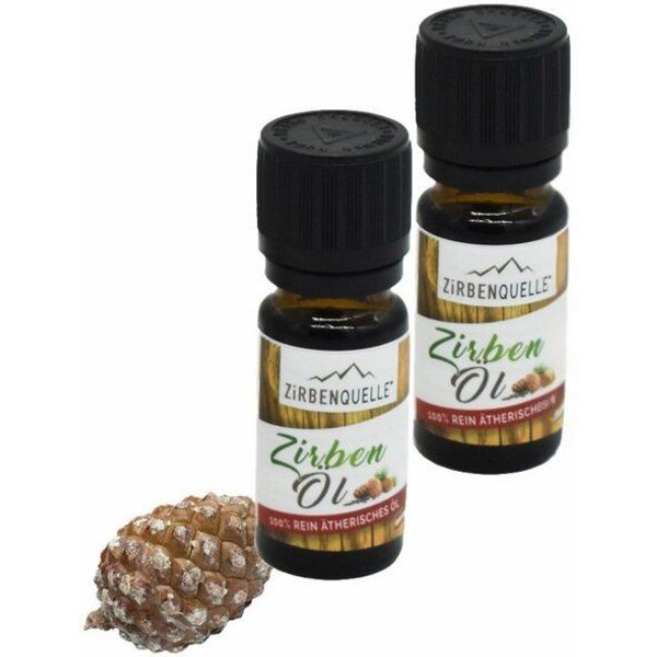 4betterdays Rein ätherisches Zirben-Öl | 2er-Set | 10ml | Made in Austria