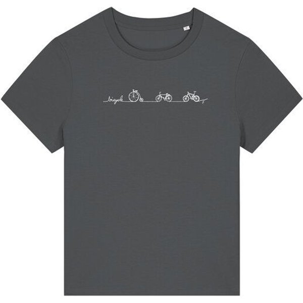 Brandless Biofaires Damen T-Shirt Mediumfit Bicycle Line Nr.5 180g/m² XS - 3XL
