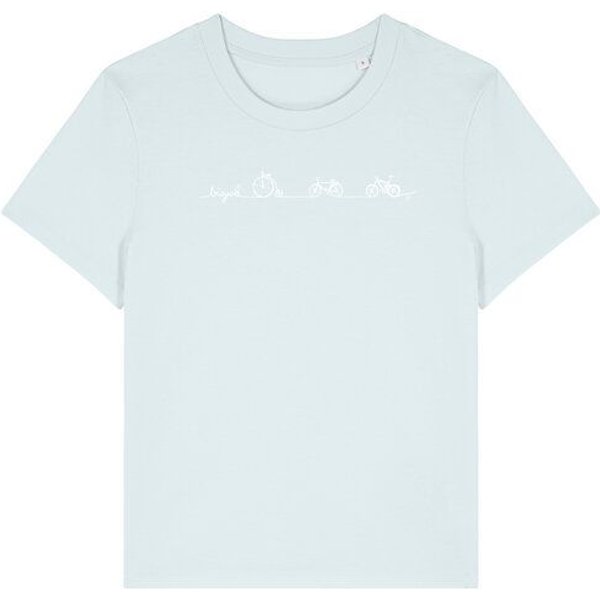 Brandless Biofaires Damen T-Shirt Mediumfit Bicycle Line Nr.5 180g/m² XS - 3XL