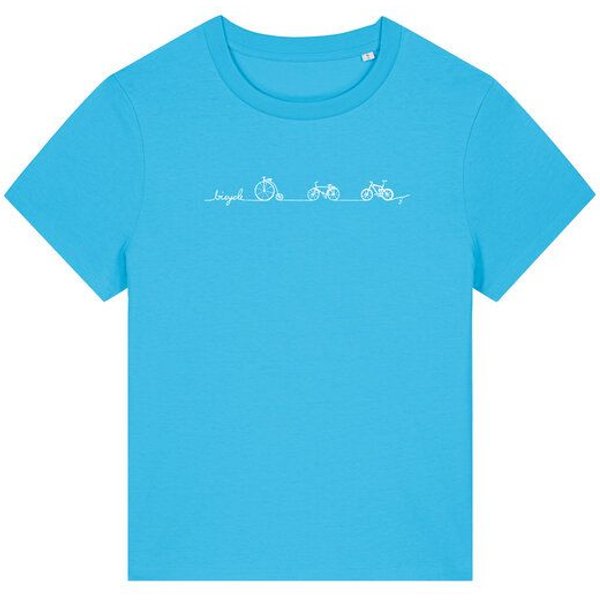 Brandless Biofaires Damen T-Shirt Mediumfit Bicycle Line Nr.5 180g/m² XS - 3XL