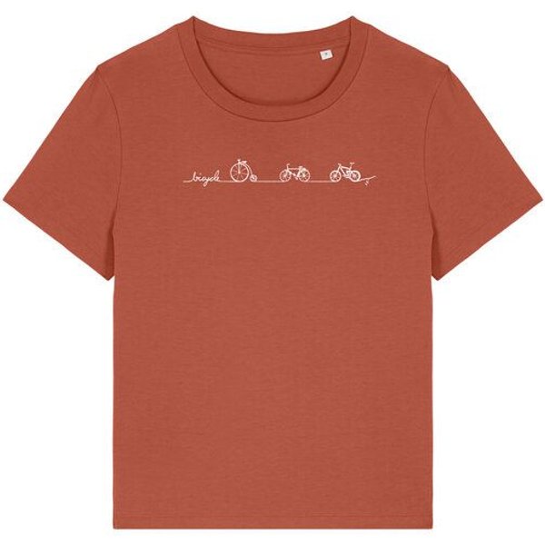 Brandless Biofaires Damen T-Shirt Mediumfit Bicycle Line Nr.5 180g/m² XS - 3XL