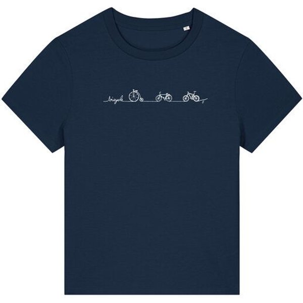 Brandless Biofaires Damen T-Shirt Mediumfit Bicycle Line Nr.5 180g/m² XS - 3XL
