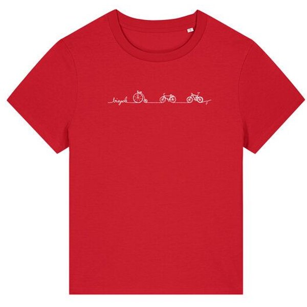 Brandless Biofaires Damen T-Shirt Mediumfit Bicycle Line Nr.5 180g/m² XS - 3XL