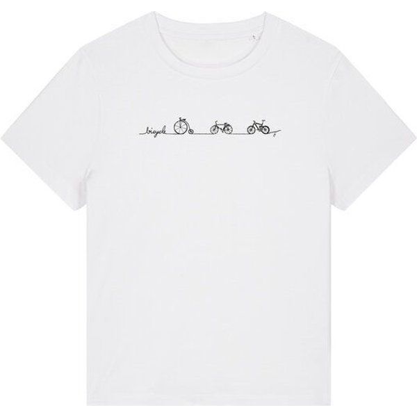 Brandless Biofaires Damen T-Shirt Mediumfit Bicycle Line Nr.5 180g/m² XS - 3XL
