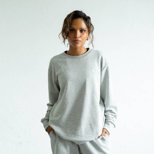 VIDAR Sport Natural Crewneck Sweater Damen aus TENCEL Modal & Bio-Baumwolle