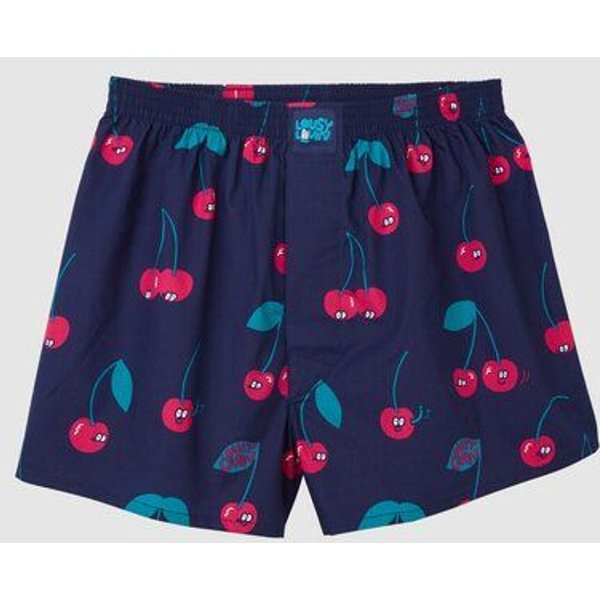 Lousy Livin Weite Boxershorts CHERRIES aus 100% Bio-Baumwolle