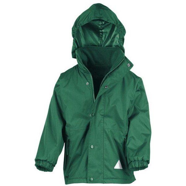 Result Genuine Recycled Kinder Junior Regenjacke Winterjacke Fleece gefüttert