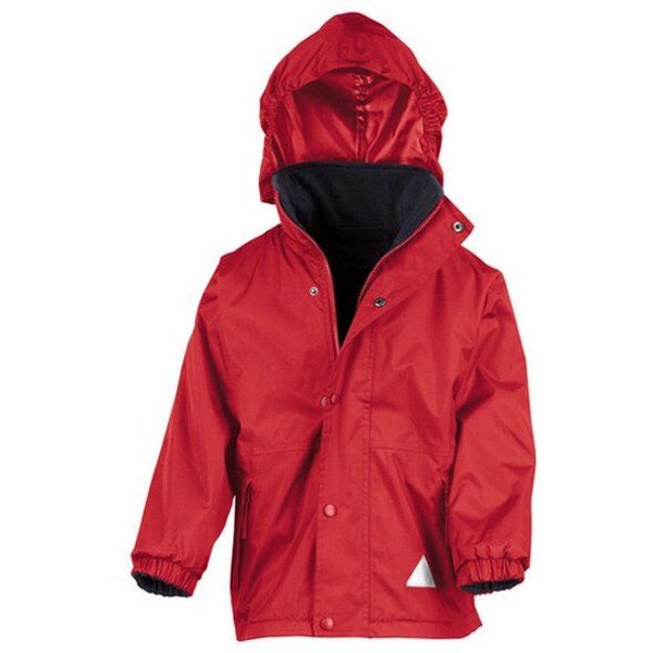 Result Genuine Recycled Kinder Junior Regenjacke Winterjacke Fleece gefüttert