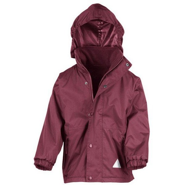 Result Genuine Recycled Kinder Junior Regenjacke Winterjacke Fleece gefüttert