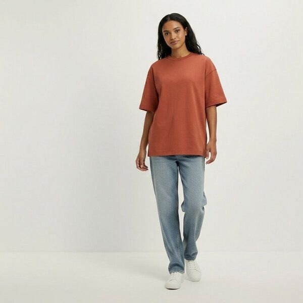 YTWOO Oversize T-Shirt French Terry Ultraheavy