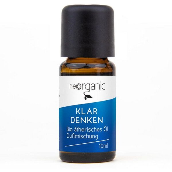 NeoOrganic Bio Duftmischung – Klar Denken aus 100% reinen Bio ätherischen Ölen