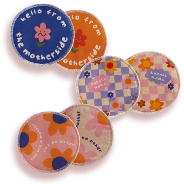 moodie Waschbare Stilleinlagen – FlowerEmpower – 3er Pack