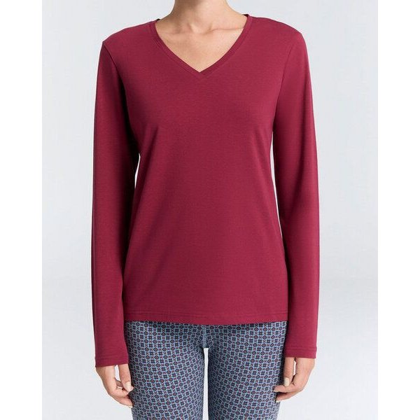 Leela Cotton Damen V-Neck Shirt Baumwolle (Bio) Elasthan