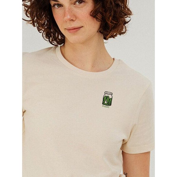 Kultgut Artdesign- Tailliertes Shirt 100% Biobaumwolle /Pickles