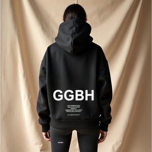 GOOD GIRL BAD HABITS Hoodie mit Reißverschluss "GGBH"