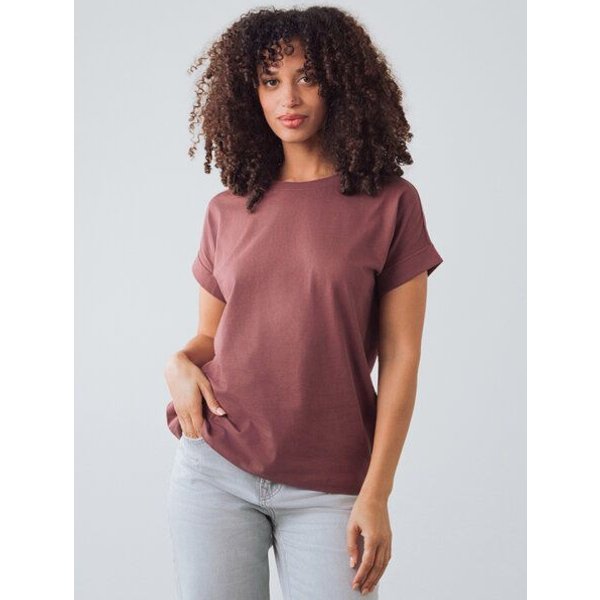 Honest Basics Damen Flügelärmeln T-Shirt aus Bio- und recycelter Baumwolle
