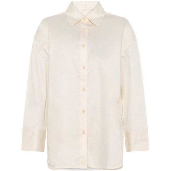 KnowledgeCotton Apparel Langarm-Bluse Dew relaxed