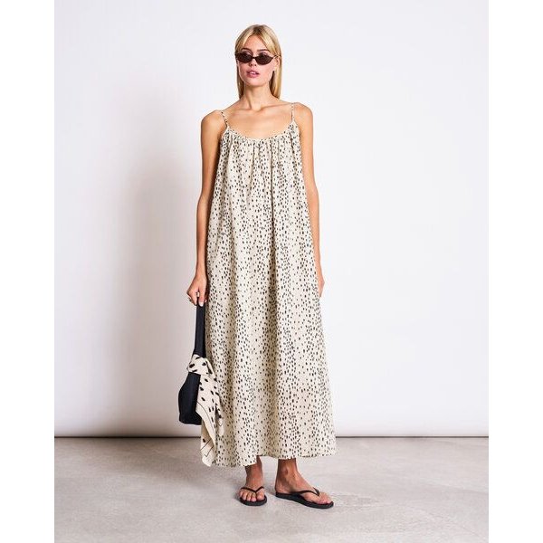 JAN N JUNE Maxikleid TOVA mit Spaghettiträgern