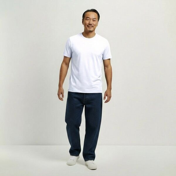 YTWOO Basic Herren T-Shirt aus gekämmter Bio-Baumwolle