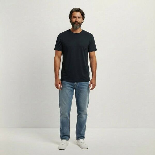 YTWOO Basic Herren T-Shirt aus gekämmter Bio-Baumwolle