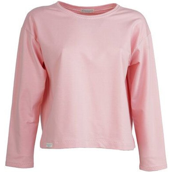 WIRKSTOFF Potsdam Kastenpulli, Sommersweat, Peach Rose, Bio-Baumwolle