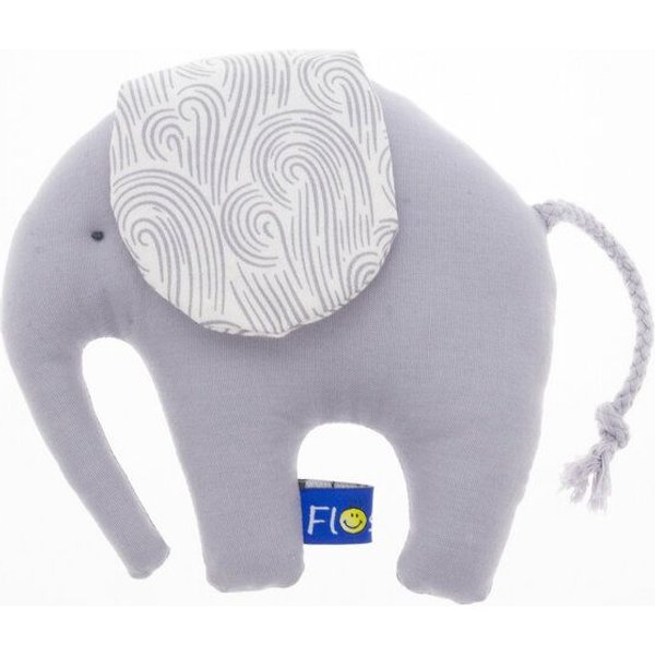 Flosinn Knistertier Baby Kleiner Elefant Bio-Greifling als Geburtsgeschenk