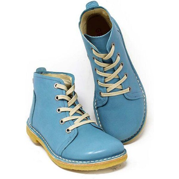 Grünbein Shoes Ankle Boots Tessa Naturform blau