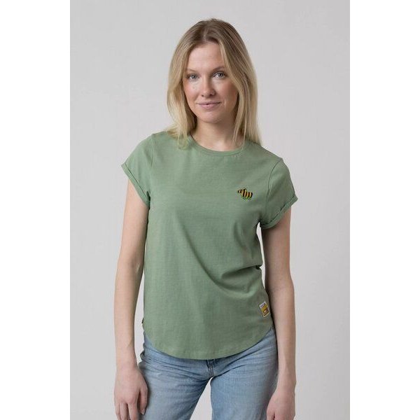 Bavarian Caps Damen T-Shirt Janosch Tigerente - Grün