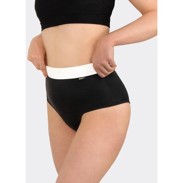 MYLILY Perioden Bikini Hose High Waist mit Bund