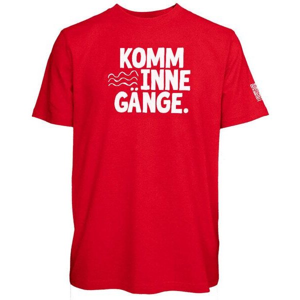 Spirit of Hamburg Biobaumwoll T-Shirt mit Spruch KOMM INNE GÄNGE
