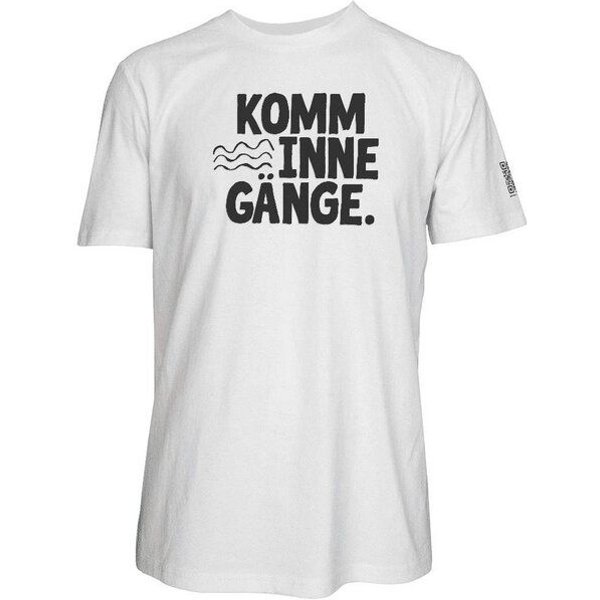 Spirit of Hamburg Biobaumwoll T-Shirt mit Spruch KOMM INNE GÄNGE