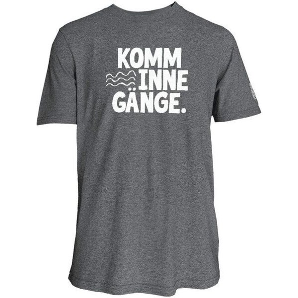 Spirit of Hamburg Biobaumwoll T-Shirt mit Spruch KOMM INNE GÄNGE