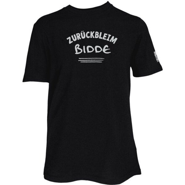 Spirit of Hamburg Biobaumwoll T-Shirt mit Spruch „ZURÜCKBLEIM BIDDE“