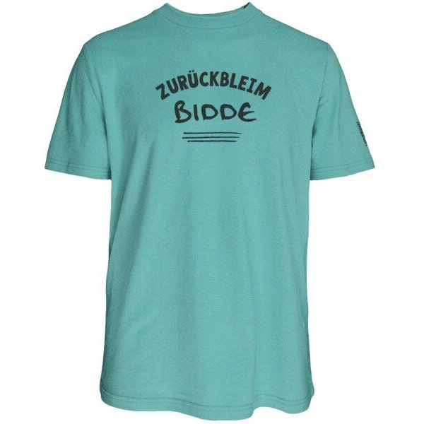 Spirit of Hamburg Biobaumwoll T-Shirt mit Spruch „ZURÜCKBLEIM BIDDE“