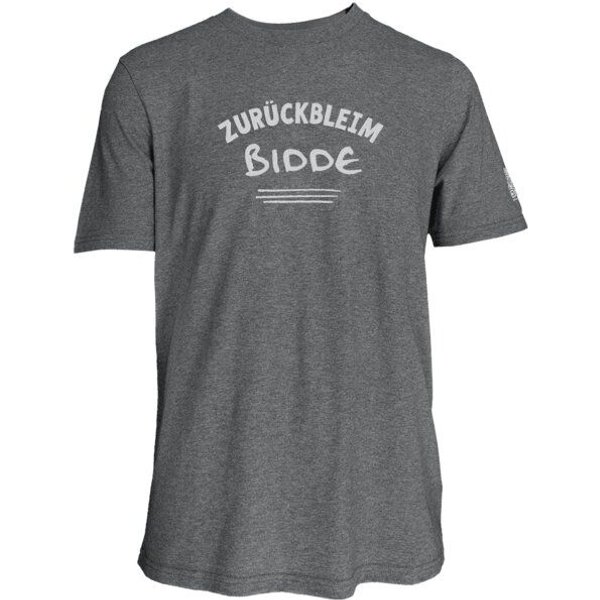 Spirit of Hamburg Biobaumwoll T-Shirt mit Spruch „ZURÜCKBLEIM BIDDE“