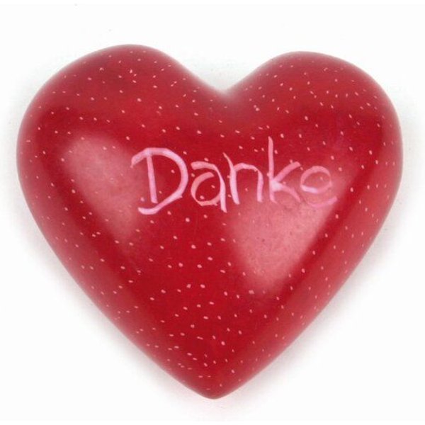 El Puente Deko-Herz "Danke"