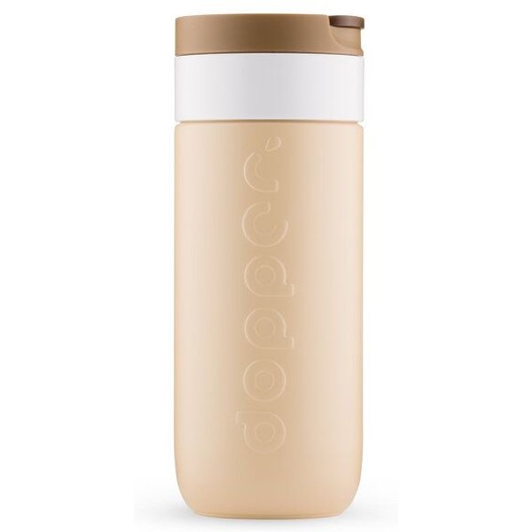 Dopper Thermobecher Travel Mug 300ml, 400ml - Auflaufsicher, kohlensäurehaltige Getränke, 6 Stunden warm / 20 kalt