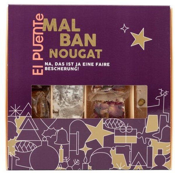 El Puente Weihnachtlicher Malban-Nougat - Liban. Confiserie