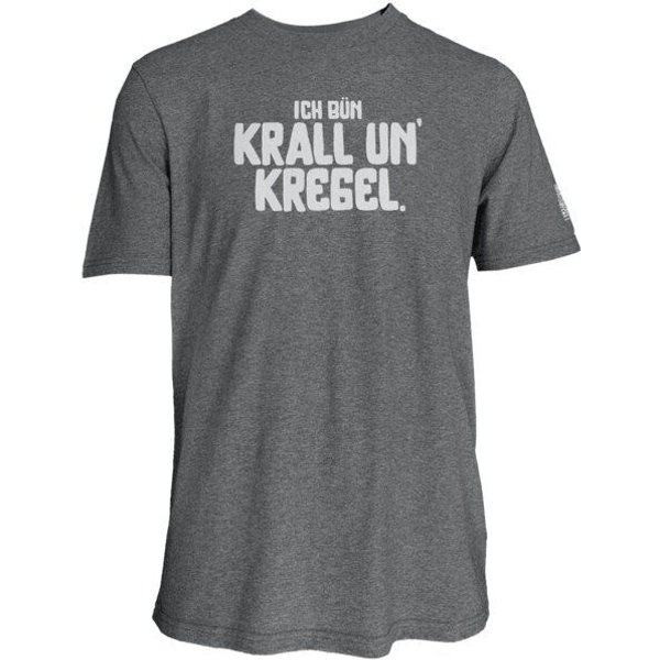 Spirit of Hamburg Biobaumwoll T-Shirt mit Spruch „Ich bün krall un’ kregel“